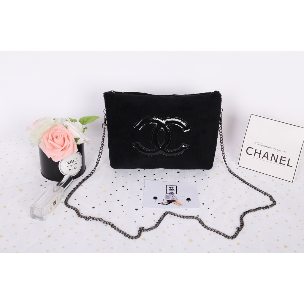 Chanel Precision Velour Crossbody Bag [Premium gift]