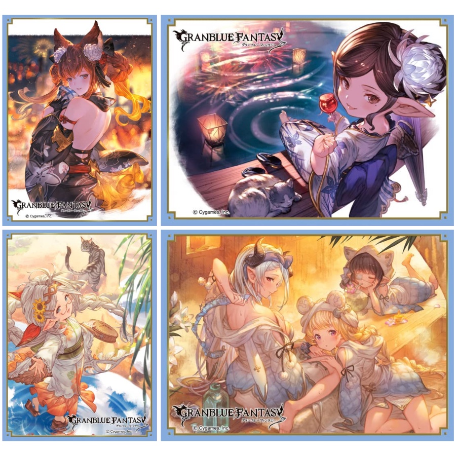 Chara Sleeve Collection Matte Series GRANBLUE FANTASY Anthuria, Zahlhamelina, Arulumaya, Izmir - ซอง
