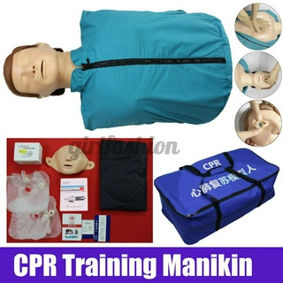 Half Body ADULT CPR Manikin AED First Aid Training Dummy Training Model Human DHO5