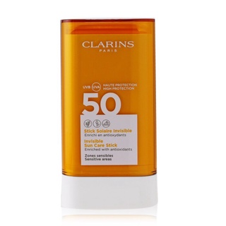 Clarins - แท่งกันแดด Spf50 มองไม่เห็น สําหรับผิวบอบบาง - 17g/0.6oz