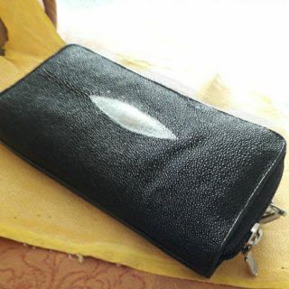 stingray  purse  2 zip  black