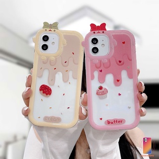 เคสโทรศัพท์มือถือ แบบนิ่ม ลายการ์ตูนมอนสเตอร์ ประดับโบว์ สําหรับ ไอโฟน Compatible For IPhone  14 7 Plus 11 6 6S 8 Plus XR 11 12 13 PRO MAX 11 12 13 mini X XS MAX Se 2020 6SPlus 7Plus 6Plus 8Plus XSMAX