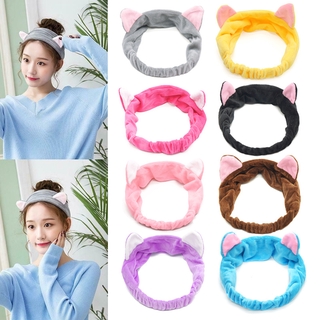 Hairbands ที่คาดศีรษะหูแมวน่ารักสําหรับแต่งหน้า