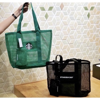 กระเป๋าตาข่าย starbucks mesh tote bag