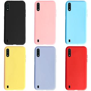 tpu เคสโทรศัพท์ซิลิโคนนุ่มสีธรรมดาสําหรับ samsung galaxy a51 a71 a91 note 10 lite s10 lite a01