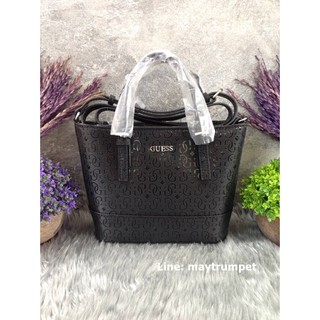 GUESS SINGNATURE SHOPPER BAG (SIZE S)