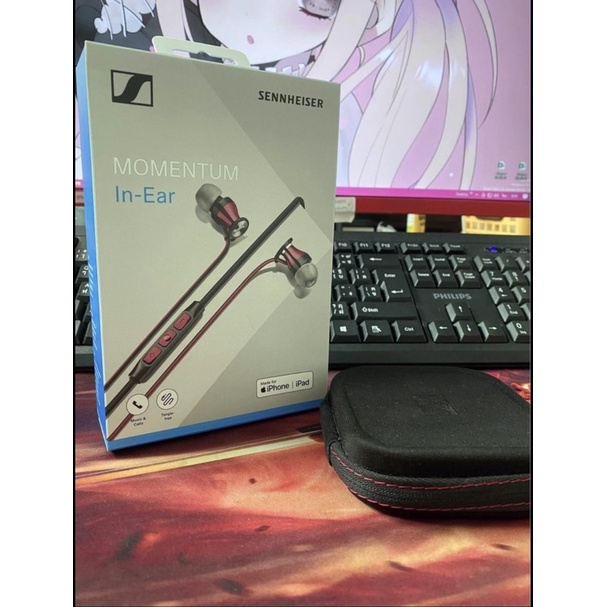 Sennheiser In Ear with Mic. M2 IEI Red