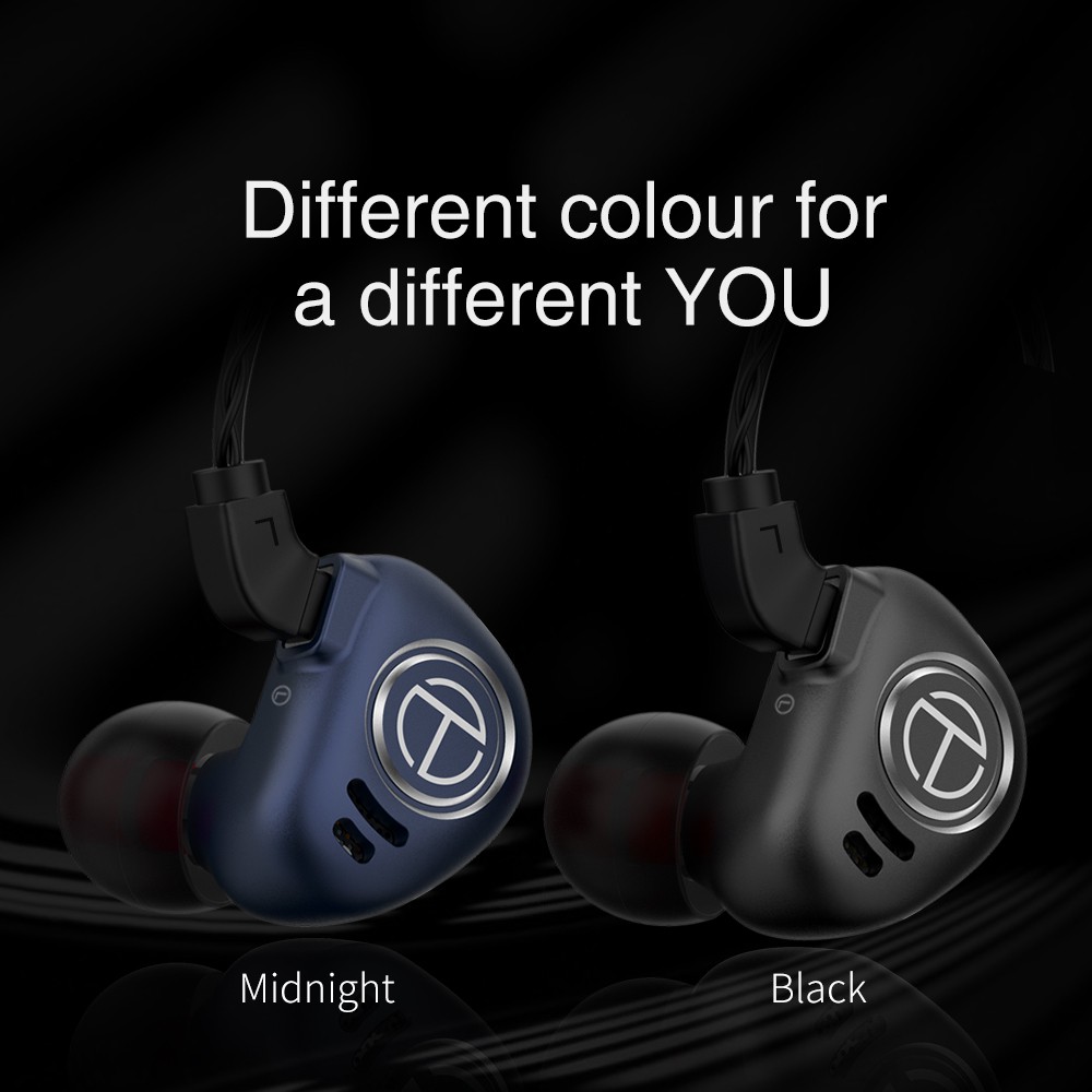 TRN V90 4BA1DD Metal Headset Hybrid Units HIFI Bass Earbuds In Ear ...