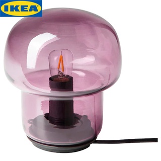 IKEA TOKABO ทูกาบู โคมไฟตั้งโต๊ะ, แก้ว หลอดไฟแยกจำหน่าย ใช้หลอด LED E14 โคมขนาดเล็ก จึงเคลื่อนย้ายสะดวก