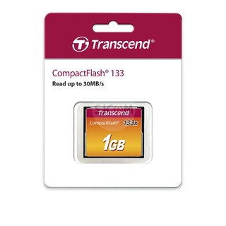 Transcend CompactFlash Card 1GB :Transcend :รับประกัน 5 ปี - มีใบกำกับภาษี-TS1GCF133