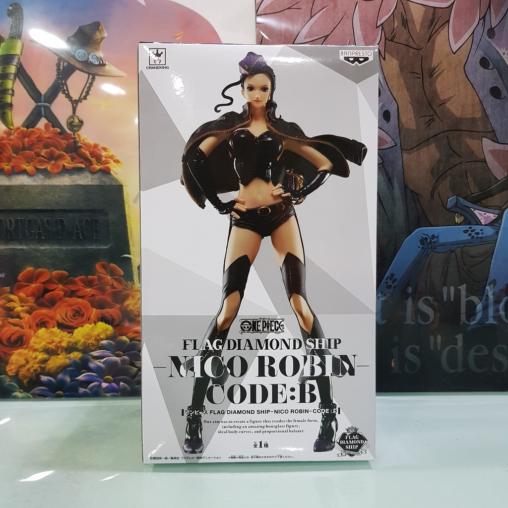 Figurine Nico Robin Code B Flag Diamond Ship Par Banpresto One Piece