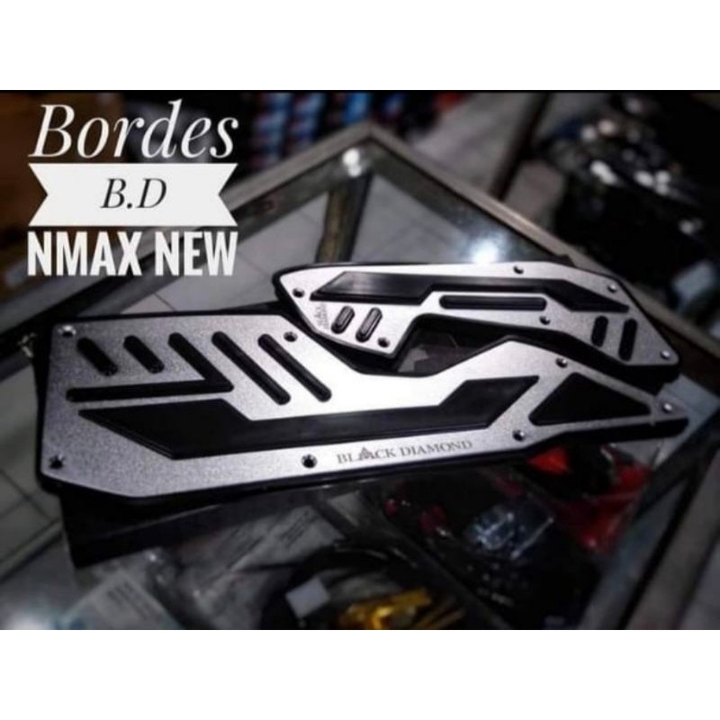 New Nmax 155 2020 / 2021/2022 "001" Black Diamond Footrest Bordes Carpet Original Best Quality