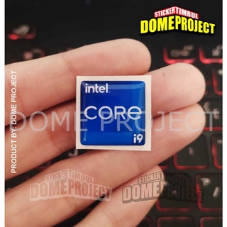 Intel CORE i9 GEN สติกเกอร์ PC ลายนูน ยืดหยุ่น สําหรับติดตกแต่งคอมพิวเตอร์ 11 ชิ้น