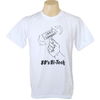 เสื้อยืดผ้าฝ้ายพิมพ์ลายขายดี 2019 ขายดี ใหม่ เสื้อยืดลําลอง แขนสั้น คอกลม พิมพ์ลาย Hi Low TECH Spin Rewind Tape สไตล์วิน