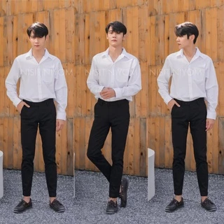 เสื้ อนัก ศึกษา ชาย เสื้อนักศึกษาแขนยาวชาย รอบอก : 36 - 56 [ขาวนวล,ขาวสว่าง]