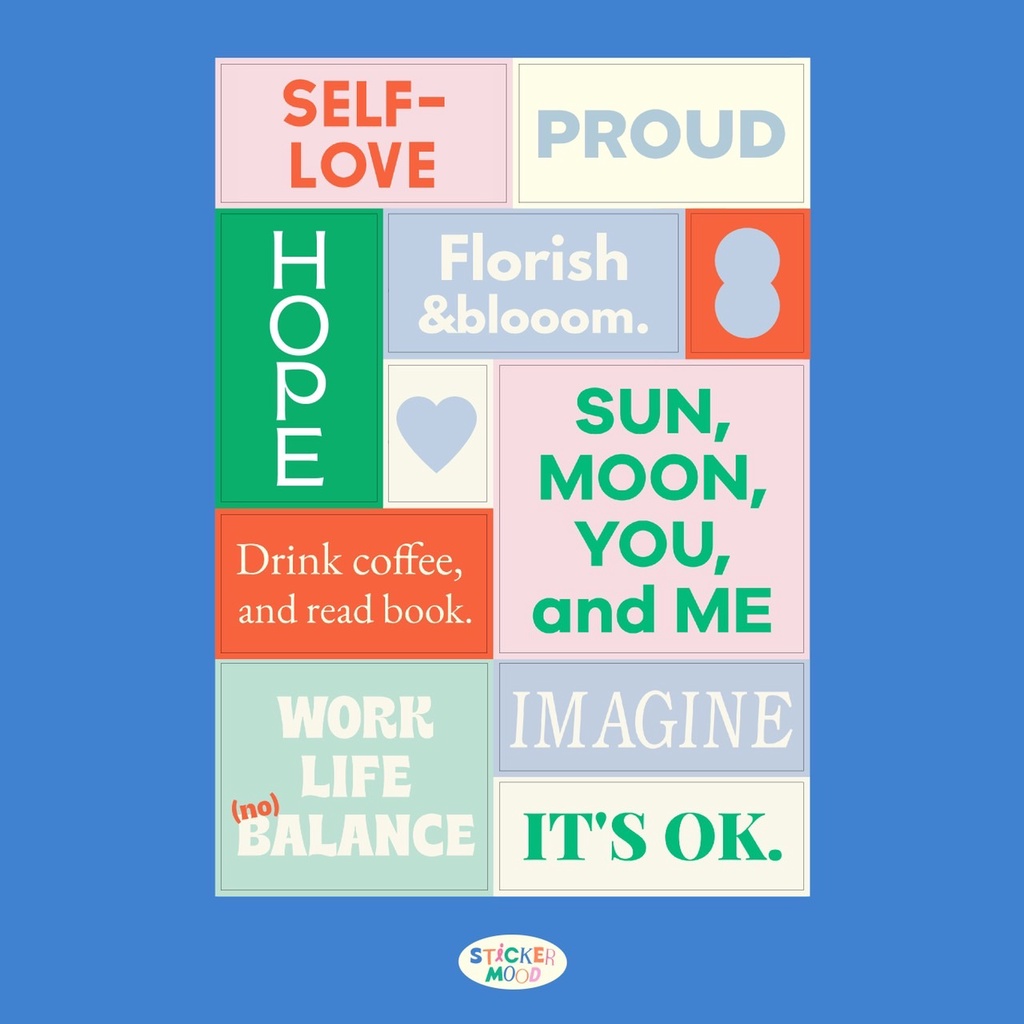 **ทักแทขอโค้ด**  ☁️🌛🤍สติกเกอร์ไดคัท A6 ลาย Words to live by ☁️🌛🤍(รหัส : SA6_040)