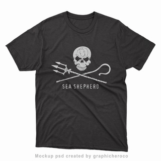 เสื้อยืด พิมพ์ลาย Sea SHEPHERD