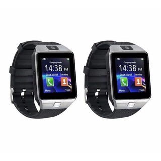 สมาร์ทวอทช์ นาฬิกาโทรศัพท์ถ่ายรูปได้ SMART WATCH รุ่น DZ09 (สีเงิน) x 2 อัน