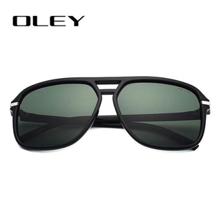 OLEY รุ่น Y55095 สี C04 แว่นตากันแดด แว่นตา แฟชั่น เลนส์ โพลาไรซ์ 100% ป้องกันแสงรังสี UV400 ทนต่อการขีดข่วน