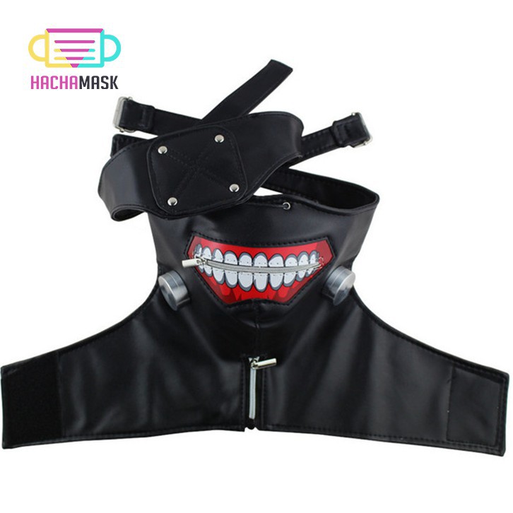 Ken Kaneki Tokyo Ghoul Mask - หน้ากากคอสเพลย์ + ฝาครอบตา ms_l4