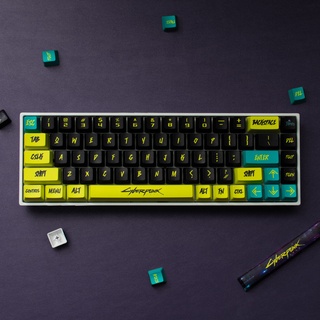 Cyberpunk  keycaps  OEM profile  Dye-Sublimation PBT keycap  122keys