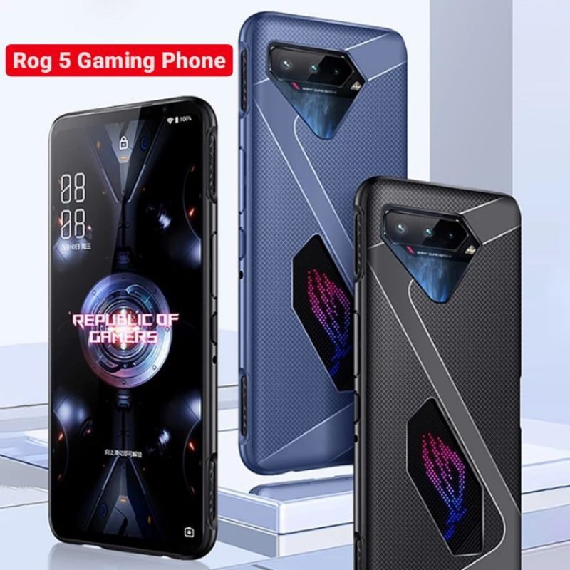 ASUS ROG PHONE 5 ZS673KS / 5S ZS676KS SOFT CASE CARBON SHOCKPROOF TENSENT ORIGINAL