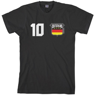 เสื้อยืด พิมพ์ลายธงชาติฟุตบอล Threadrock Team Deutschland สไตล์เยอรมนี สําหรับผู้ชาย