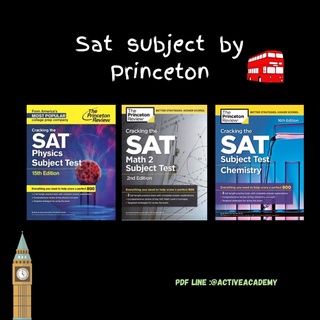 หนังสือ Sat subjects test by Princeton