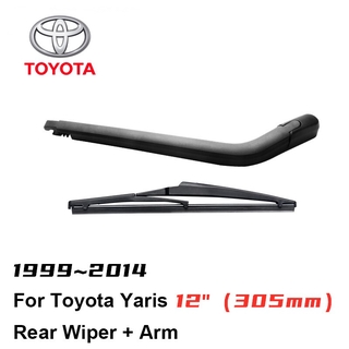 ที่ปัดน้ำฝนด้านหลัง แขนปัดน้ำฝน 12 นิ้ว สำหรับรถยนต์ TOYOTA Fortuner YARIS 1999~2014