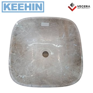 VCR-6211-M2 อ่างล้างหน้าทรงสี่เหลี่ยม ลายหินอ่อน  VCR-6211-M2 Ceramic Wash Basin Square Marble Pattern VECERA