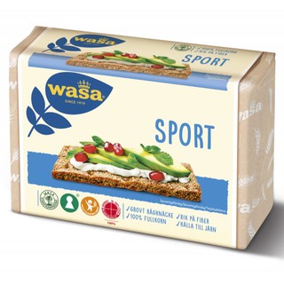 💥โปรสุดพิเศษ!!!💥 Wasa Crisp Bread Sport ขนมปังกรอบ วาซา 275g  คุณภาพระดับพรีเมี่ยม