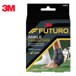 Futuro Ankle Support 3M พยุงข้อเท้า ฟูทูโร่ ชนิดปรับกระชับได้สีดำ