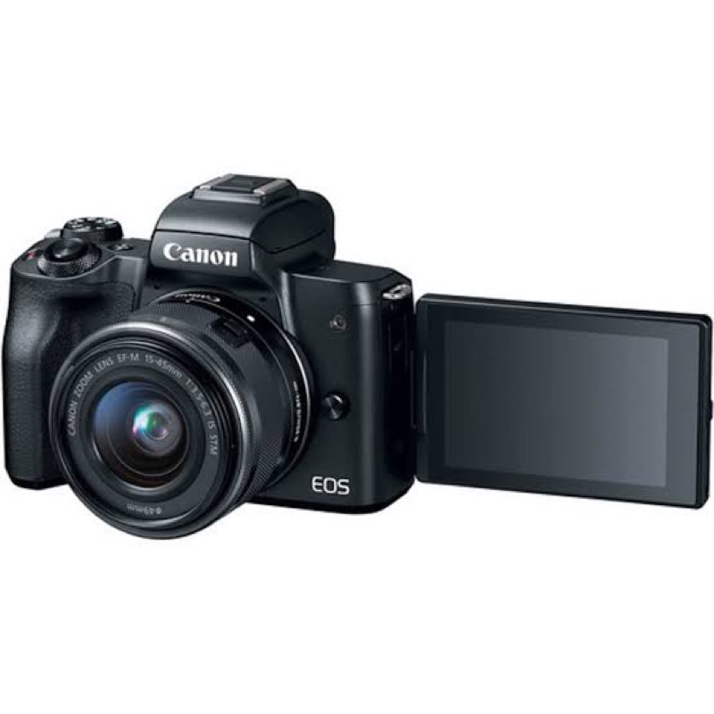 กล้อง Canon m50+canon 15-45 is stm 📸กล้องมือสอง จอพับ จอสัมผัสได้ สภาพสวย ไม่มีตำหนิ✨