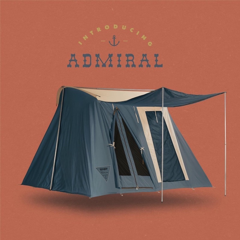 Combo เต็นท์ Springbar Traveler Admiral blue 10x10 USA Made+Stromfly ลดราคาถึง 30/8/22