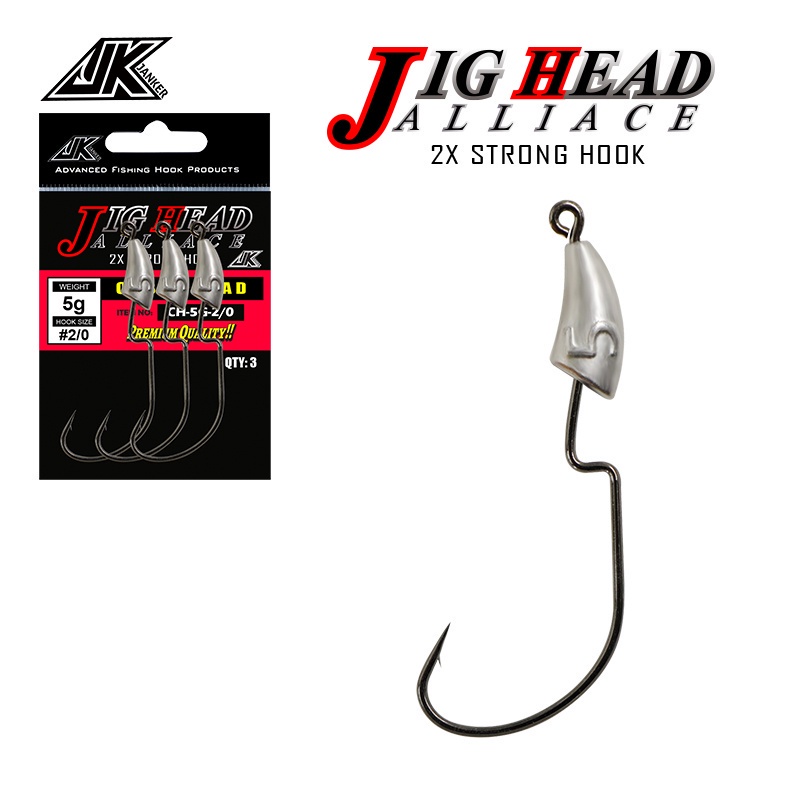 JK Fishing CH series ตะขอหนอนถ่วงน้ําหนักด้านหน้า