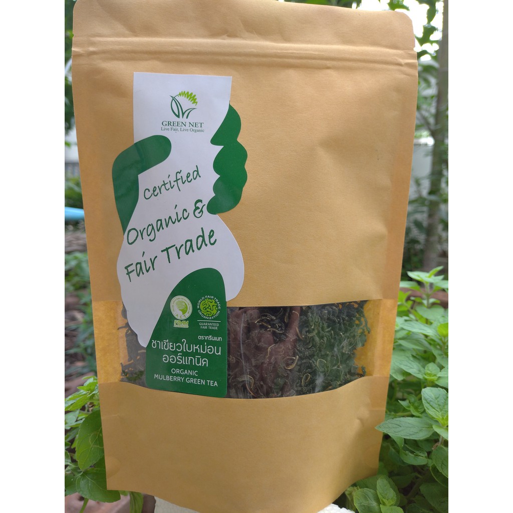 กรีนเนท ชาเขียวใบหม่อน ออร์แกนิค (Organic Mulberry Tea)
