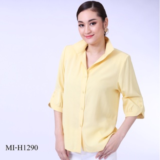 MIKIKO Shirt MI-H1290 ชีราเม้นท์ แขนสั้น IGPU20-4