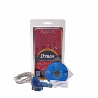 Dtech สาย USB 2.0 TO RS232 รุ่น ZT017 สายยาว1.2เมตร #สาย usb to serial #สายแปลง usb to rs232