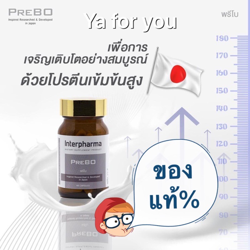 Interpharma prebo 60เม็ด แท้💯✔️ พรีโบ 60เม็ด มีของแถมจำนวนจำกัดค่ะ