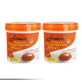 Jena Hair Treatment Wax with Egg Yolk 500 ml. สูตรจากไข่แดง (แพ็คคู่) จีน่า ทรีตเม้นต์ บำรุงผมแห้งเสีย