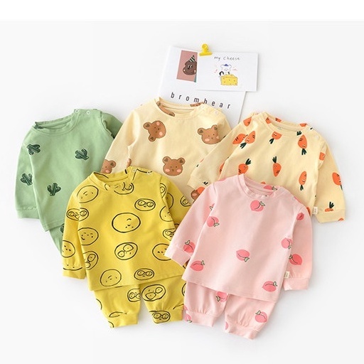 ชุดเด็กทารกแขนยาวฤดูใบไม้ร่วงและฤดูหนาว (HN 789) TB95