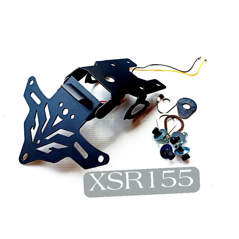 ท้ายสั้นพับได้XSR 155ใส่ไฟเลี้ยวเดิมได้ไฟเลี้ยวแต่งได้มีไฟส่องป้ายทะเบียน