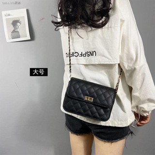 ♟◄Small Fragrance style rhombic chain bag female 2021 new Trendy all-match crossbody Chic mini Korean