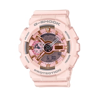 Casio G-Shock Mini นาฬิกาข้อมือผู้หญิง สีชมพู สายเรซิ่น รุ่น GMAS110MP-4A1 จากร้าน henghengwatch