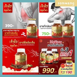 ส่งฟรี ยาแก้กษัยเส้น ⭐️เจ้าสัวสมุนไพร⭐️กษัยเส้นสมุนไพร ปวดเข่า ปวดหลัง ปวดคอ กระดูกทับเส้น ปวดข้อ 1กระปุก 30แคปซุล⭐️