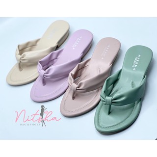 NitshaShoes รองเท้าแตะแบบหนีบ รองเท้าแตะแฟชั่น รุ่น Delight ดีไลท์