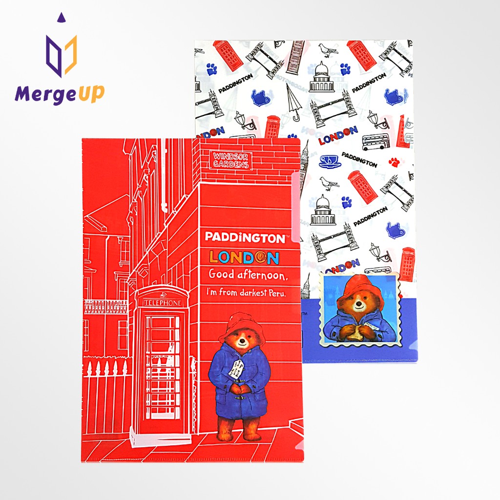 แฟ้มซอง PBF002 F4 BEARRON GIFT แฟ้มใส่เอกสาร  ซองใส่เอกสารพลาสติก