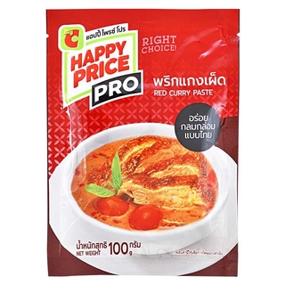 บิ๊กซี แฮปปี้ไพรซ์ โปร เครื่องแกงเผ็ดสำเร็จรูป 100 ก. Happy Price Pro Instant red curry paste 100 g.