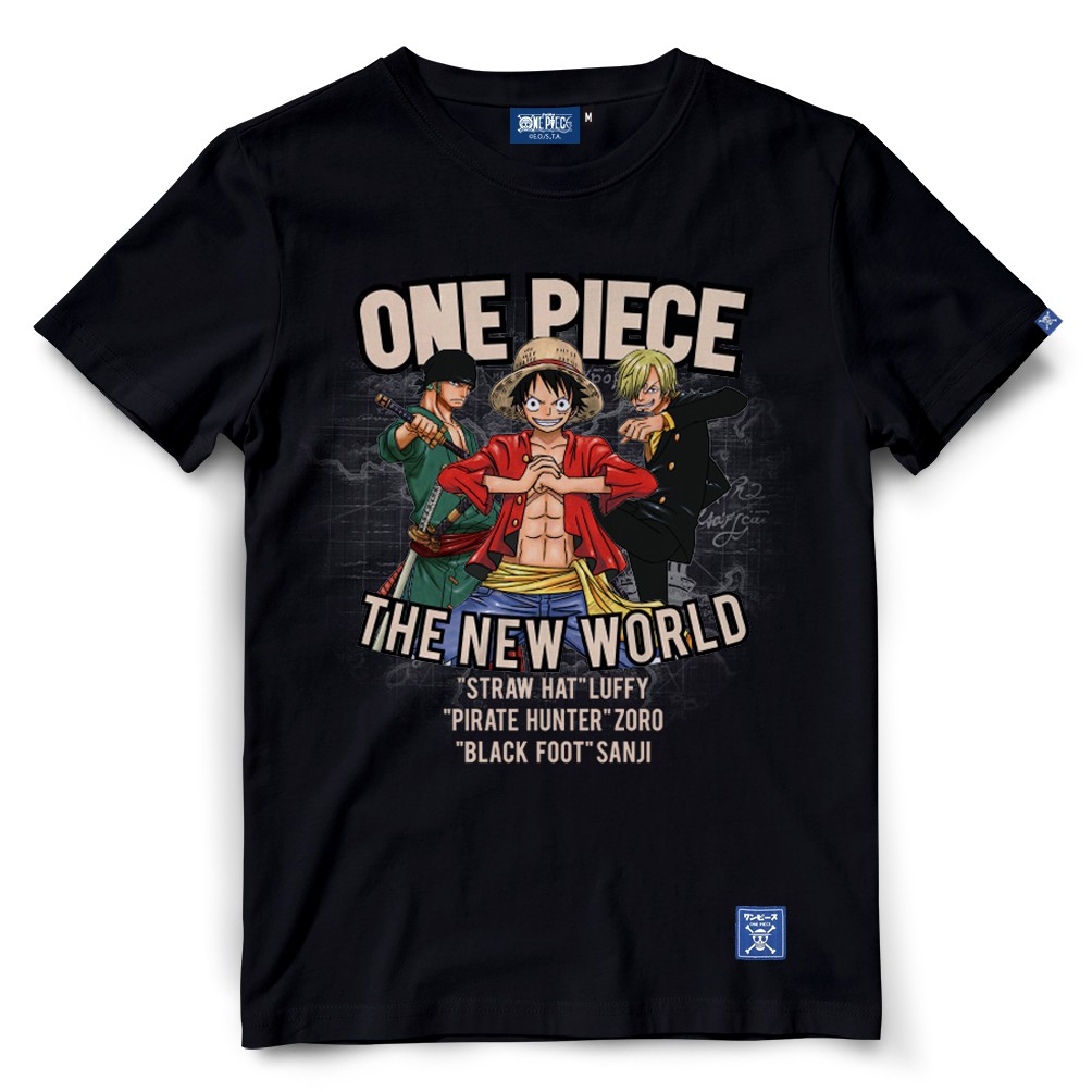 เสื้อยืดวันพีช One Piece 1029-BK : LUFFY x ZORO x SANJI