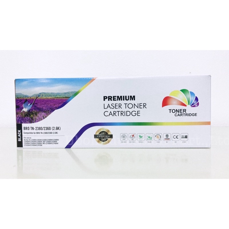ตลับหมึก TN-2380/2360 FOR Brother MFC-L2700d /L2700dw /HL- L2300DW/MFC-L2470DW (เทียบเท่า)
